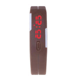 Hot Fashion Men Women Rubber LED Sport Watches Smart Digital Square Dial Digital LED Waterproof Sport Wrist Watch Kids Watches