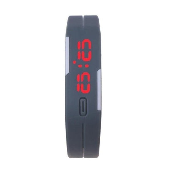 Hot Fashion Men Women Rubber LED Sport Watches Smart Digital Square Dial Digital LED Waterproof Sport Wrist Watch Kids Watches