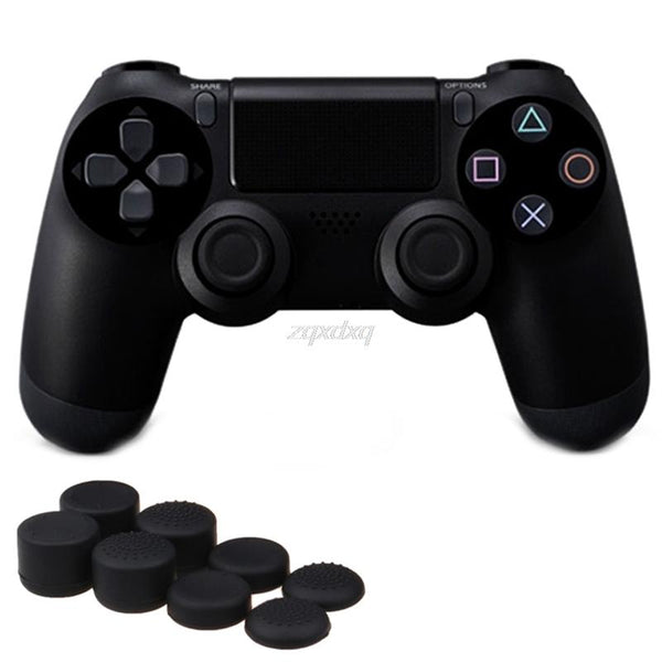 8Pcs/Set Enhanced Analog Thumbstick Grips Cover Cap For Sony PS4 Game Controller Z17 Drop ship
