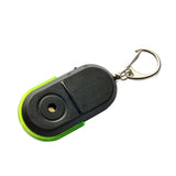 Wireless Anti-Lost Alarm Key Finder Locator Keychain Whistle Sound LED Light