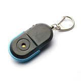 Wireless Anti-Lost Alarm Key Finder Locator Keychain Whistle Sound LED Light