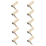 REXUS Gold Plated 3.5mm Male to Female 90 Degree Right Angled Adapter Audio Microphone Jack Stereo Plug Connector High Quality