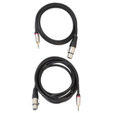 3Pin XLR Female to 3.5mm Male Audio Connecting Extension Cable Wire Metal Connector Cord for Microphone