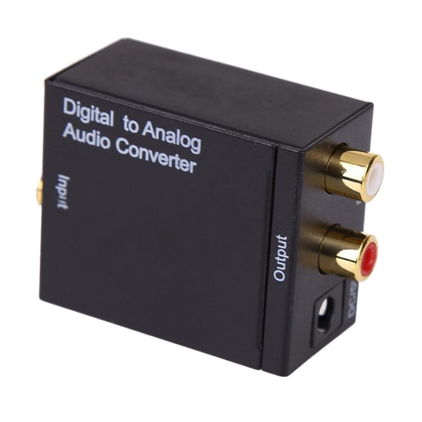 Digital to Analog Audio Converter Adapter Digital Adaptador Optic Coaxial RCA Toslink Signal to Analog Audio Converter RCA