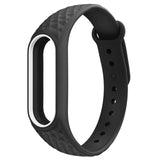 250mm Soft TPU Silicone Bracelet Strap Watch Band Wristband Replacement Smart Band Accessories for Xiaomi Mi Band 2 Smart Watch