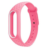 250mm Soft TPU Silicone Bracelet Strap Watch Band Wristband Replacement Smart Band Accessories for Xiaomi Mi Band 2 Smart Watch