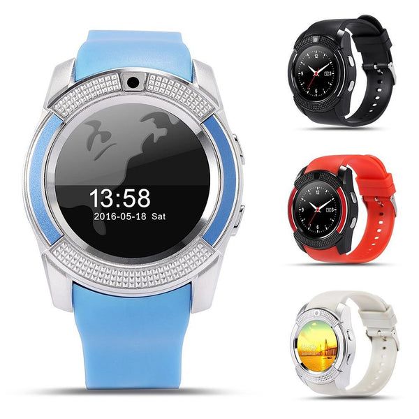 The New V8 Intelligent Men Watch Smart Watch Camera Watch