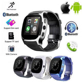 T8 Smart Watch With Bluetooth Support Sim Tf Card Camera Answer Phone Smartphone