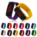 Led Watch Led Sport Watch Sporty Children Gift Led Digital Watch Clasp Digital Display Bracelet Men Women