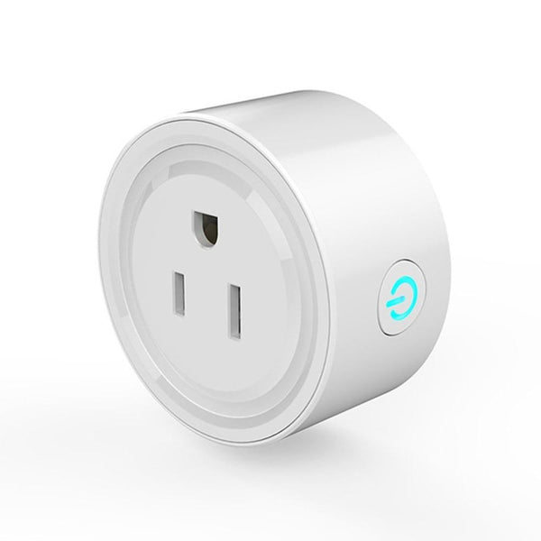 Mini Smart Socket Wireless WiFi Power Plug APP Remote Control Timing Switch Socket for Home Automation System Round Shape