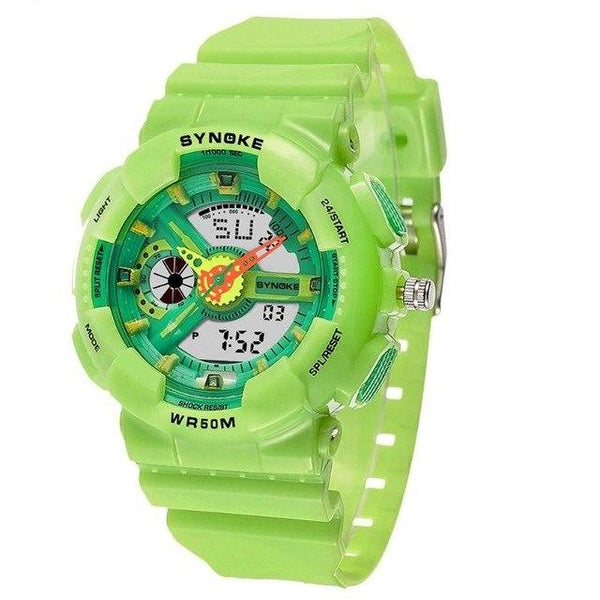 Children Running Sports Waterproof Kids Luminous Digital Electronic Watches Fashion Kids Alarm LED Digital Watches For Students