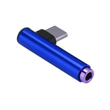 USB Type C to 3.5mm Jack Headphone Adapter to AUX Audio Splitter