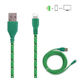 1m Braided USB 8Pin Lightning Data Sync Charger Charging Cable Cord For iOS10.2