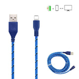 1m Braided USB 8Pin Lightning Data Sync Charger Charging Cable Cord For iOS10.2