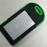 Outdoor Portable Dual USB Solar Power Bank Cases DIY Kit with LED Light