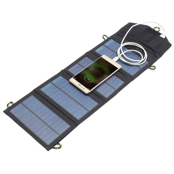 5V 7W Folding Solar Power Panel USB Travel Camping Portable Battery Charger For Cellphone MP3 Tablet Mobile Phone Power Bank