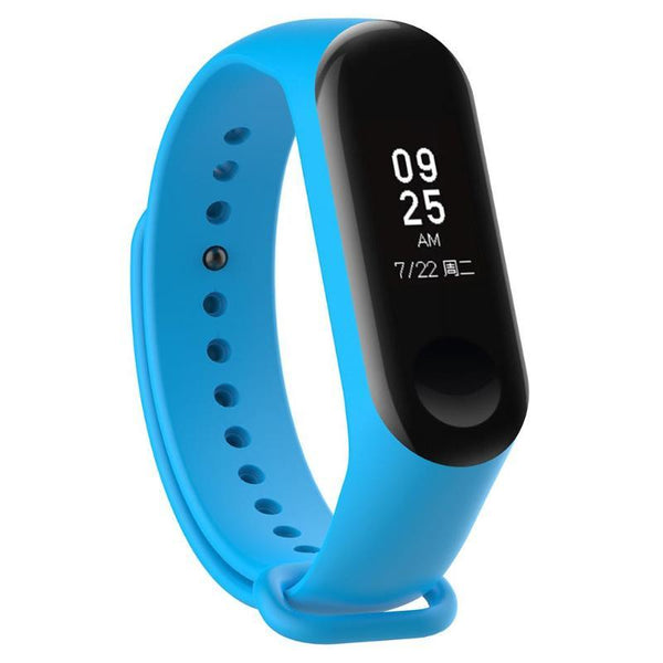 Colorful Watch Strap Silicone 220mm Wriststrap Band for Xiaomi Miband 3 Wristband Replace for Xiaomi 3 Smart Bracelet Wriststrap