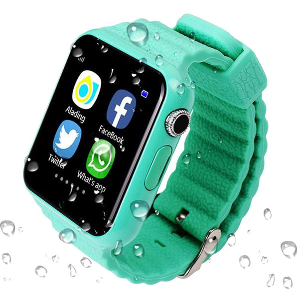 V7K GPS Bluetooth Smart Watch for Kids Boy Girl Safe Anti-Lost Monitor Christmas Gift