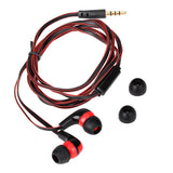 In-ear Piston Microphone Earphone Headset with Earbud Listening Music  for Smartphone MP3 MP4