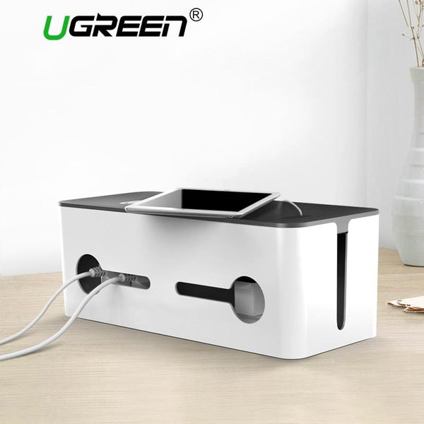 Ugreen Home Electronic Accessories Cable Organizer Box  for Power Strip Storage USB Charger Cable Management High-capacity Box