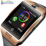 BANGWEI New Men Bluetooth Smart Watch Women sport Pedometer Clock LED Large screen color Touch Screen Support TF SIM card+Box