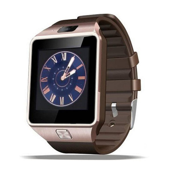 2018 Multi-functional Digital Watches Clock Adult SIM Card Qq WeChat Smart Watch Silicone Sport Phone Call Bluetooth Wristwatch