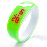 Gel New Band Unisex Wrist Silica Bangle Oval Sports Watch Fashion Bracelet