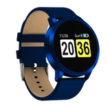 Waterproof 0.95 inch OLED Screen Smart Watch Sports Tracker Fitness Watch Blood Oxygen Blood Pressure Heart Rate Monitor Smartwatch for iOS 9.0/ Android 4.4 Phones