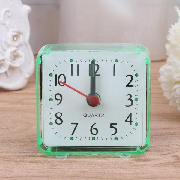Home Travel Quartz Beep Alarm Cute Portable Alarm Clock Bedside Clock
