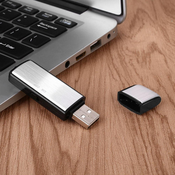USB Digital Audio Voice Recorder Pen 8GB Magnetic Disk Flash Drive Recording