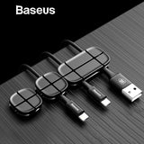 Baseus Mobile Phone Cable Clip For Car Desktop Tidy Charger Cable Organizer For Data Cable Digital Wire Charging Cable Winder