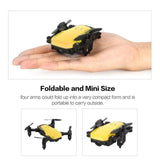 0.3MP RC Quadcopter Drone with Camera Mini Pocket RC Drone FPV Selfie Real-time Altitude Hold Headless Mode 3D Flip Wifi