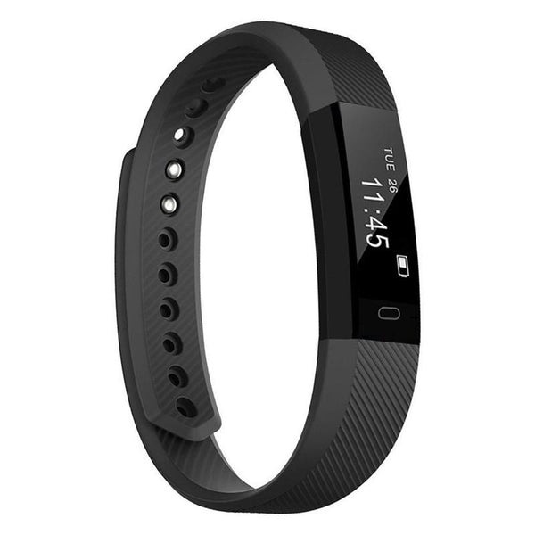 Fitness Tracker Smart Bracelet ID115 Bluetooth Call Remind Remote Self-Timer Smart Watch Activity Tracker Calorie Counter Wireless Pedometer Sport Band Sleep Monitor for Android iOS Phone