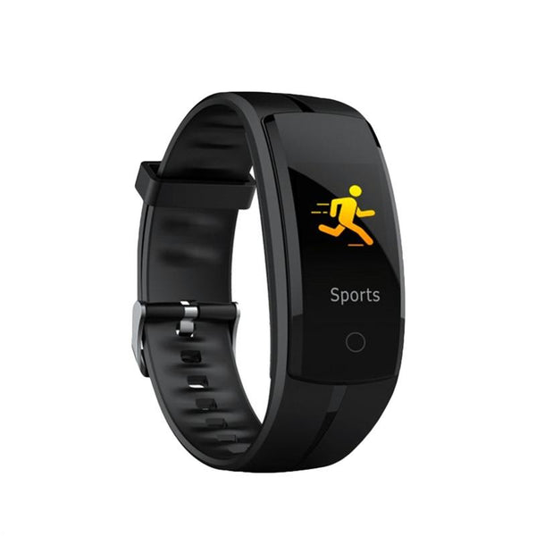 Fashion Monitor Fitness Bracelet Tracker Anti-lost Waterproof Bluetooth Smart Sports Watch (Black)