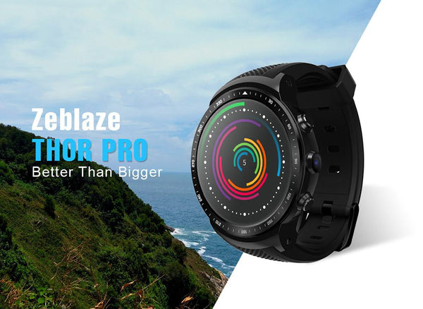 Zeblaze THOR Pro 3G WCDMA GPS Smart Watch Phone1.53inch IPS Display 1GB+16GB Android 5.1 Wifi BT Pedometer Heart Rate Smartwatch Nano SIM