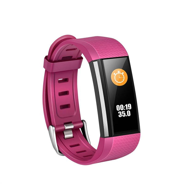 M200 0.96 Inch OLED Color Screen Bluetooth Smart Wristband Bracelet IP67 Waterproof Pedometer Blood Pressure Blood Oxygen Heart Rate Monitor Call/ SMS Reminder Watch Smartband for Android 4.4 / iOS 8.0