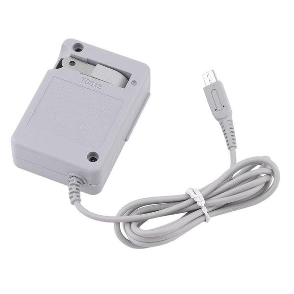 Home Small Lightweight AC Source Power Adapter Home Wall Travel Charger US Plug Gray for Nintendo for NDSI XL / 3DS LL