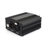 48V USB Phantom Power Supply USB2.0 Cable Dual Plug Microphone Cable For Micro Microphone Condenser Recording Equipment