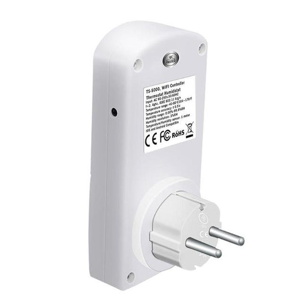 Wireless WiFi Temperature Humidity APP Remote Control Timing Socket Plug Wi-Fi Smart Home Switch Socket AC 90-250V High Quality