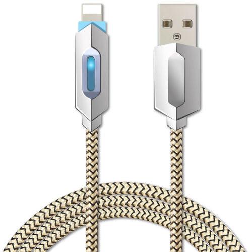 Nylon Braided Lights LED Micro USB Cable Android Sync Data Cable Type C Fast Charging Cables Phone Upgrades