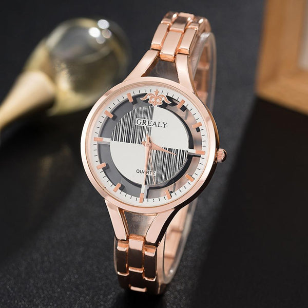 Grealy New skin watch women smart dress wristwatches 2018 new design mini camera watch with box free for gift ladies pink clock