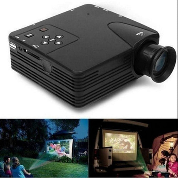 UC28+ Mini Portable 1080P HD Projector Home Cinema Theater Upgraded HDMI Interface Home Entertainment Device Multimedia Player
