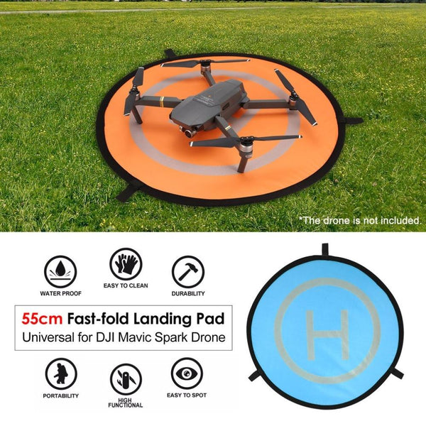Racing Drone Accessory 55cm Fast-fold Landing Pad Universal FPV Drone Parking Apron Foldable Pad For DJI Spark Mavic Pro