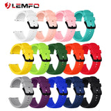 LEMFO Original Silicone Bracelet for amazfit bip Waterproof Strap Replacement Smart Accessories Strap For xiaomi amazfit bip