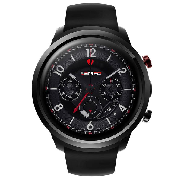 LEMFO BT4.0 3G Smart Watch Phone RAM 512M + ROM 8G Nano SIM Card 1.3" Screen 1.3GHz Quad Core CPU Wifi GPS Pedometer Heart Rate Compatible for Android & IOS