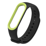 LEMFO Smart Band Accessories For Xiaomi Mi Band 3 Strap Wristband Silicone Double Color Sport Soft Fitness Bracelet Replacement