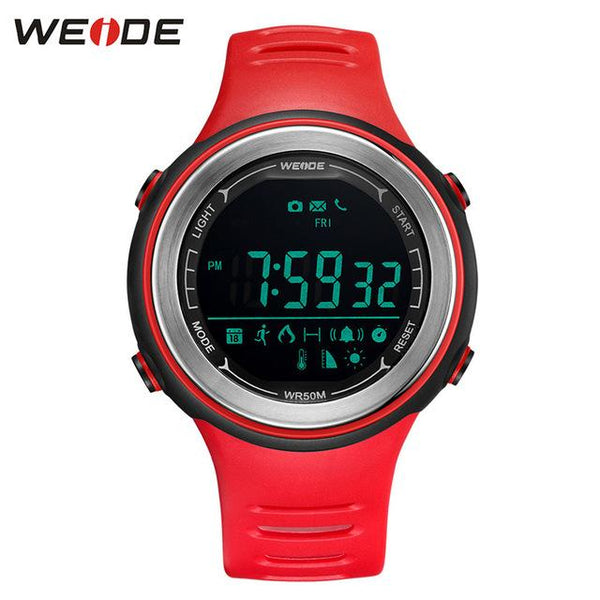 WEIDE Bluetooth Men Smart Watches Hombre Pink Smartwatch Digital Waterproof Clock Android Relogio Woman Sport Watch 2018