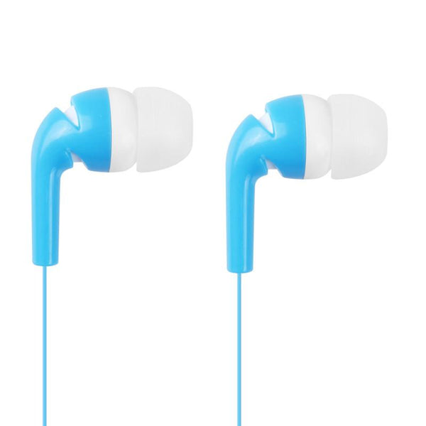 Stylish In-Ear Stereo Earphone Earbud Headphone for iPod iPhone MP3 MP4 Smartphone Blue & White