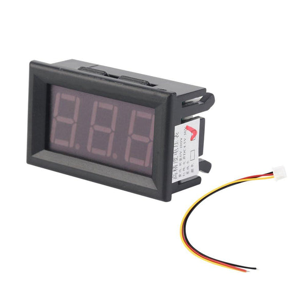 Mini Digital Voltmeter 0-100V Red LED Vehicles Motor Voltage Panel Meter