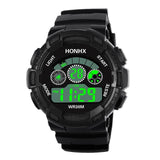 Men's Clock Sport Digital LED Waterproof Wrist Watch Luxury Men Analog Digital Military Army Stylish Mens Electronic watch Clock